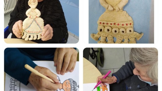 Η κυρά Σαρακοστή φτιαγμένη με αλατόζυμο και ζωγραφισμένη από την καταπληκτική ομάδα χειροτεχνίας του Σαμαρείτη!!!